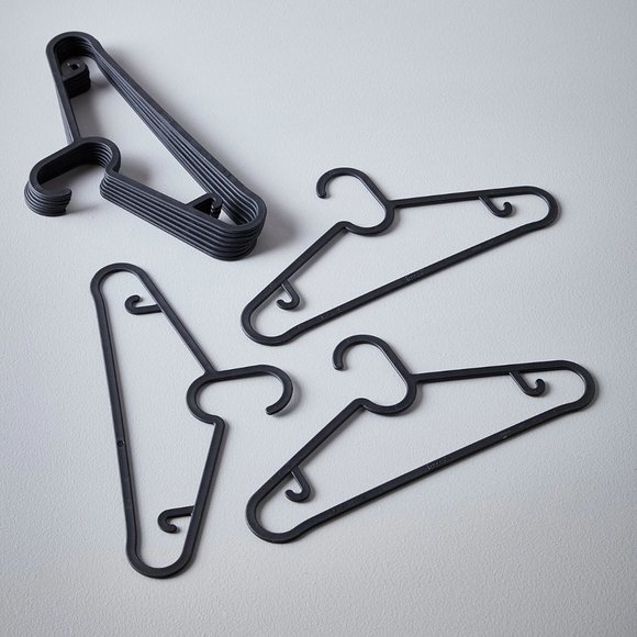 10pack - Closet Perfect Pants Shirt Hangers, black
